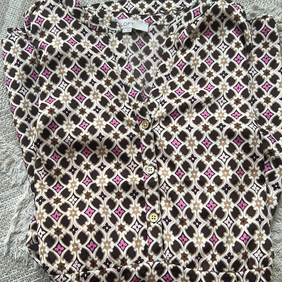 Loft drop waist polyester machine wash cold dress - Picture 3 of 4